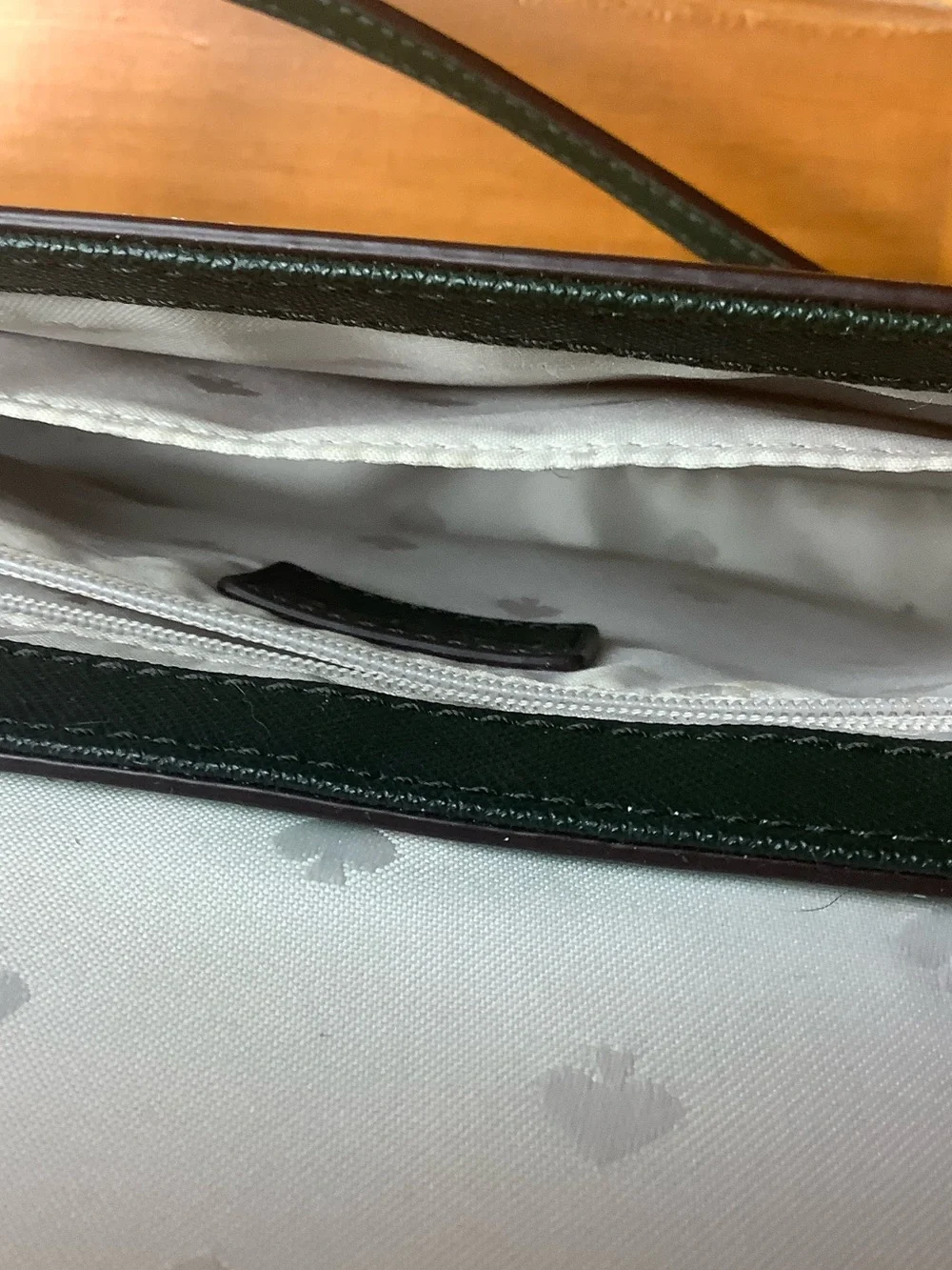 kate spade Mint Green Floral Chain Crossbody Bag